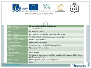 Mechanické vlastnosti dřeva