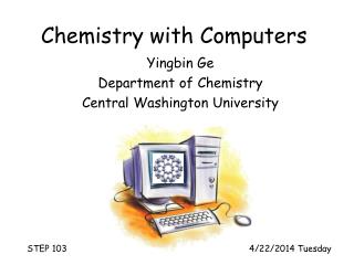 Chemistry with Computers