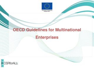 OECD Guidelines for Multinational Enterprises