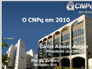 O CNPq em 2010