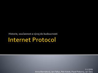 Internet Protocol