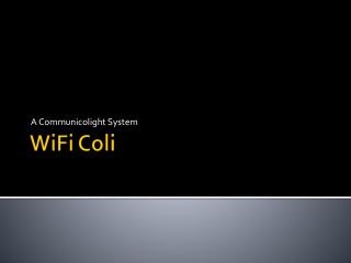 WiFi Coli