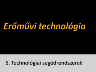 Erőművi technológia