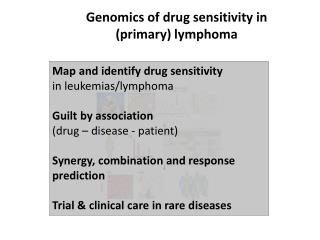 Genomics of drug sensitivity in ( primary ) lymphoma