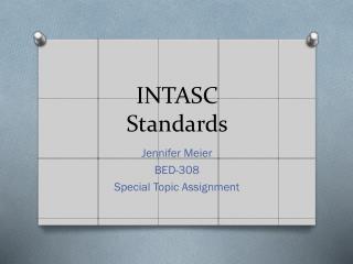 INTASC Standards