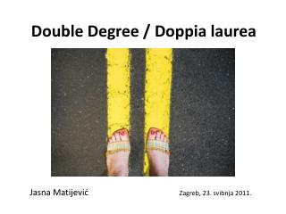 Double Degree / Doppia laurea