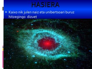 HASIERA