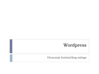 Wordpress