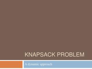 Knapsack Problem