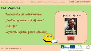 10.1 Zájmena