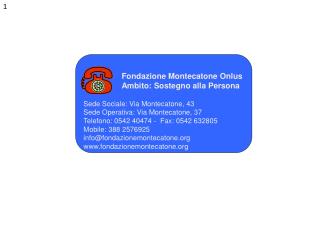 Sede Sociale: Via Montecatone, 43 Sede Operativa: Via Montecatone, 37