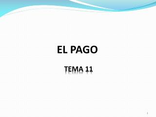 EL PAGO