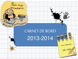 CARNET DE BORD 2013-2014