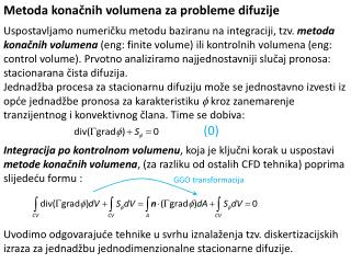 Metoda konačnih volumena za probleme difuzije