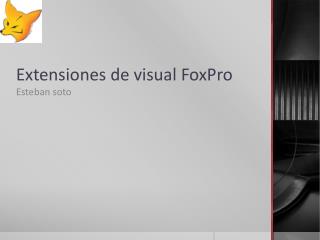 Extensiones de visual FoxPro