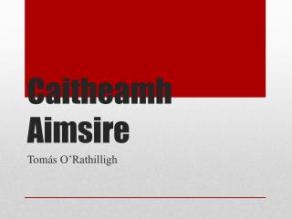 Caitheamh Aimsire