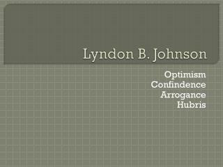 Lyndon B. Johnson