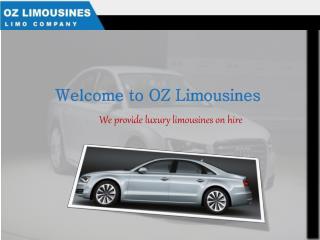 Hire a Sydney based airport limousines by placing an online