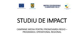 STUDIU DE IMPACT