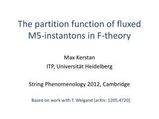 The partition function of fluxed M5-instantons in F-theory