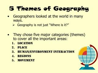 5 Themes of Geography