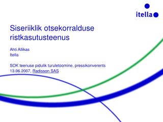 Siseriiklik otsekorralduse ristkasutusteenus