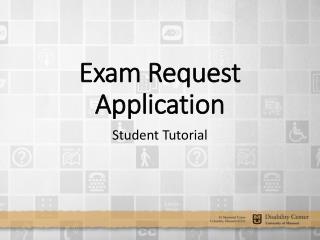 Exam Request Application