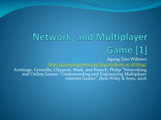 Network and Multiplayer Game [1]