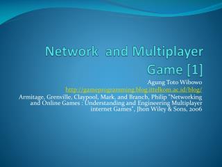 Network and Multiplayer Game [1]