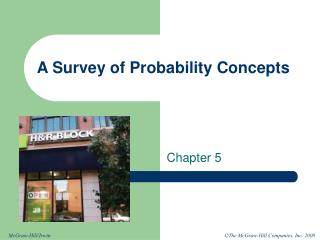 A Survey of Probability Concepts