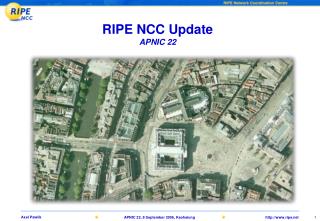 RIPE NCC Update APNIC 22