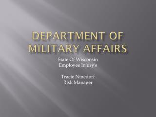 Department of Military Affairs