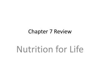 Chapter 7 Review