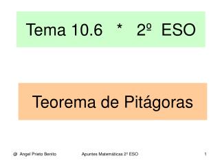 Tema 10.6 * 2º ESO