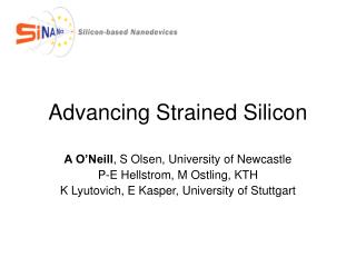 Advancing Strained Silicon