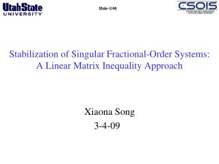 Stabilization of Singular Fractional-Order Systems: A Linear Matrix Inequality Approach