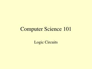 Computer Science 101