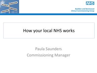 How your local NHS works
