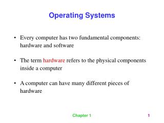 Operating Systems