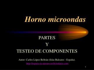 Horno microondas