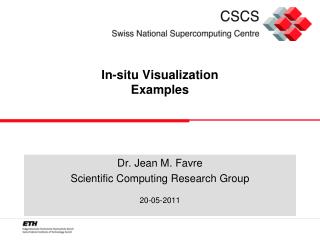 In-situ Visualization Examples