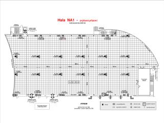 Hala NA1 - zvýšené přízemí Celková plocha 2.300 m2