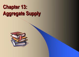 Chapter 13: Aggregate Supply