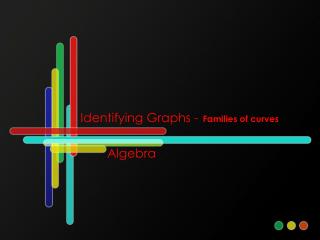 Identifying Graphs - Families of curves