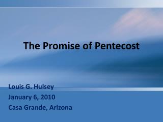 The Promise of Pentecost