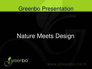 Greenbo Presentation