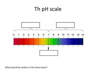 Th pH scale