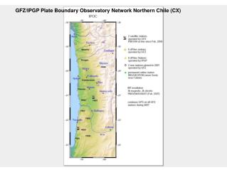 GFZ/IPGP Plate Boundary Observatory Network Northern Chile (CX)