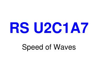 RS U2C1A7
