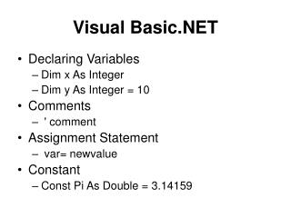 Visual Basic.NET